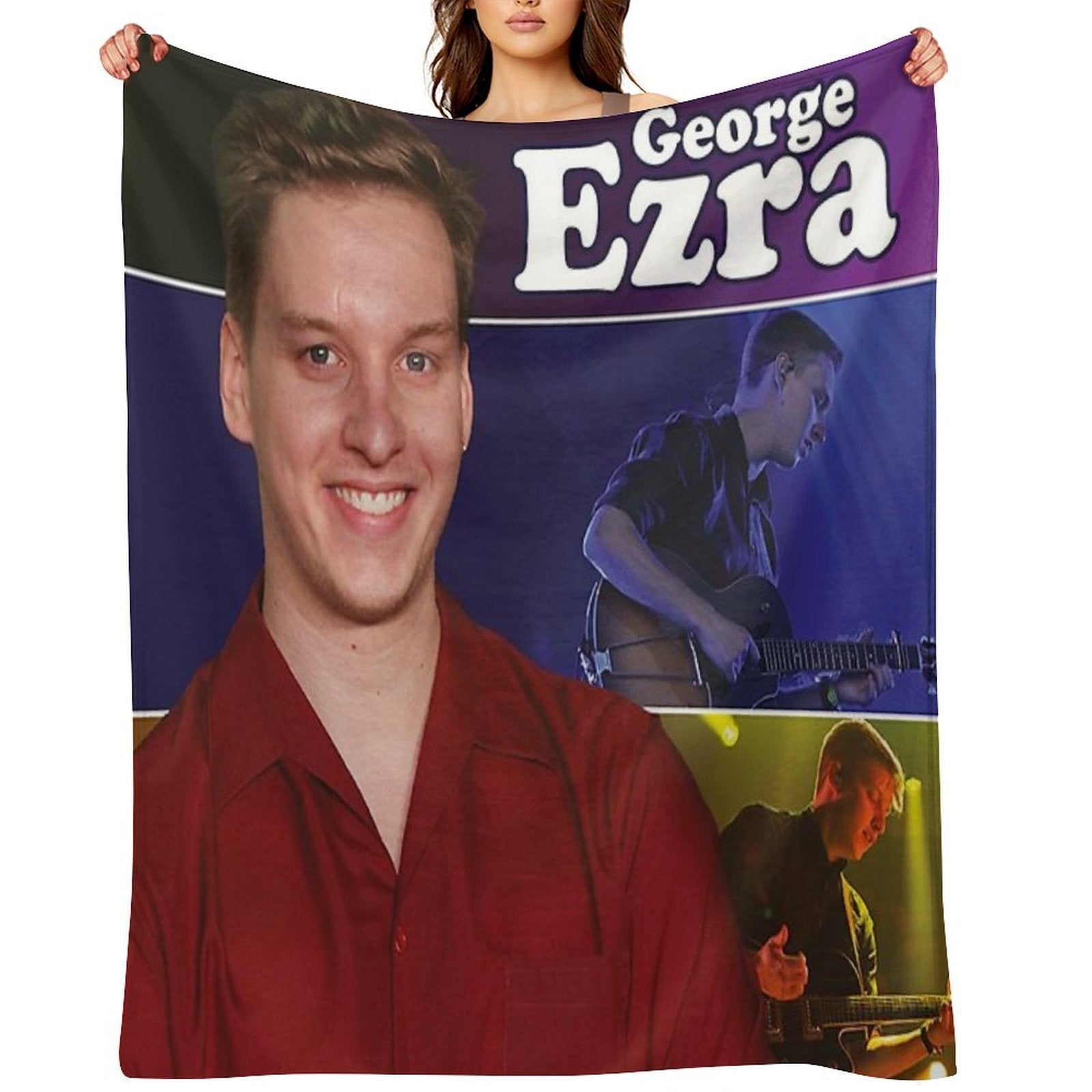 George Tour 2021 Ezra Concert Kokbisa Wrinkle-free Throw Blanket