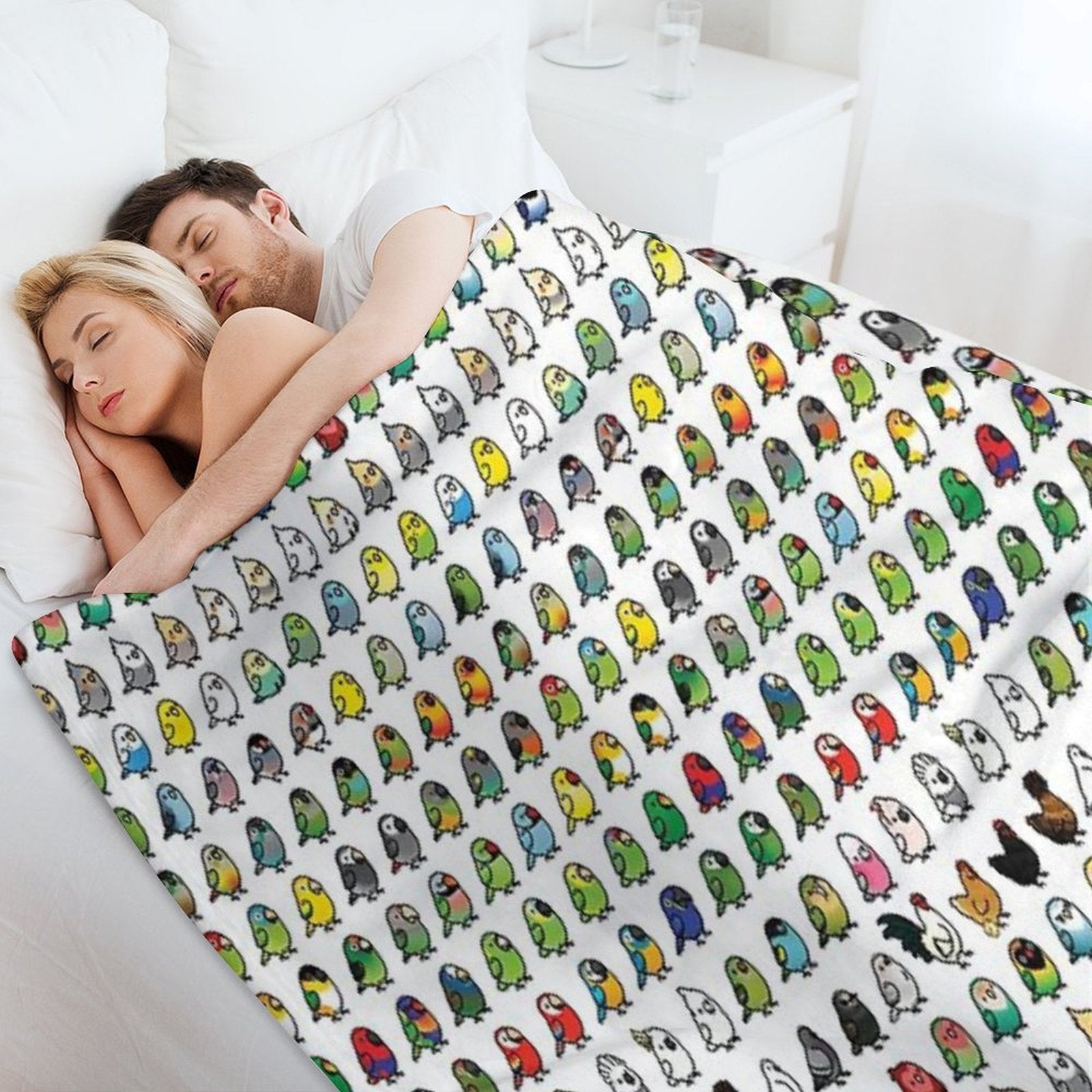 Everybirdy Collection Wrinkle-free Throw Blanket