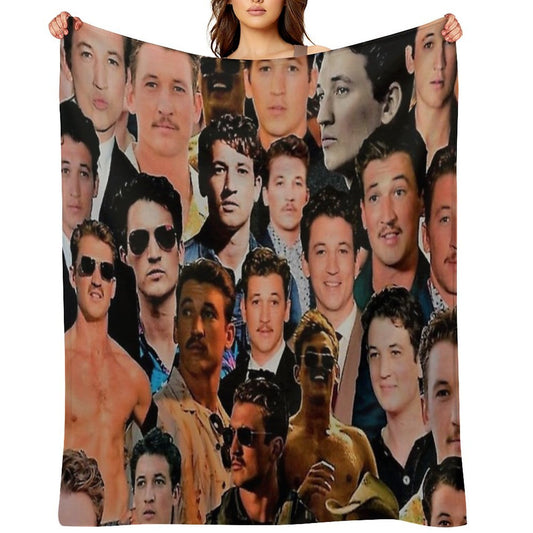 Miles Aesthetic College Versatility Throw Blanket