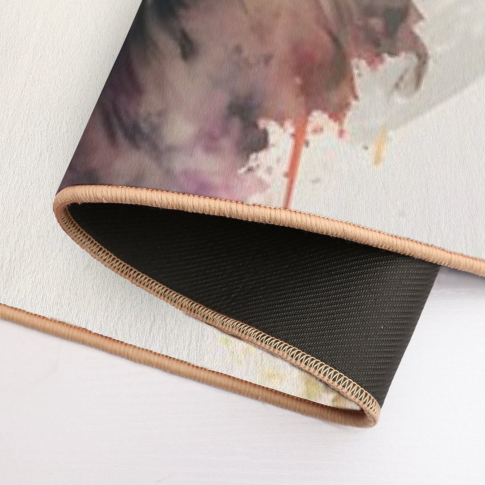 Shadowed Wolf's Stealth  Long-Lasting Bath Mat