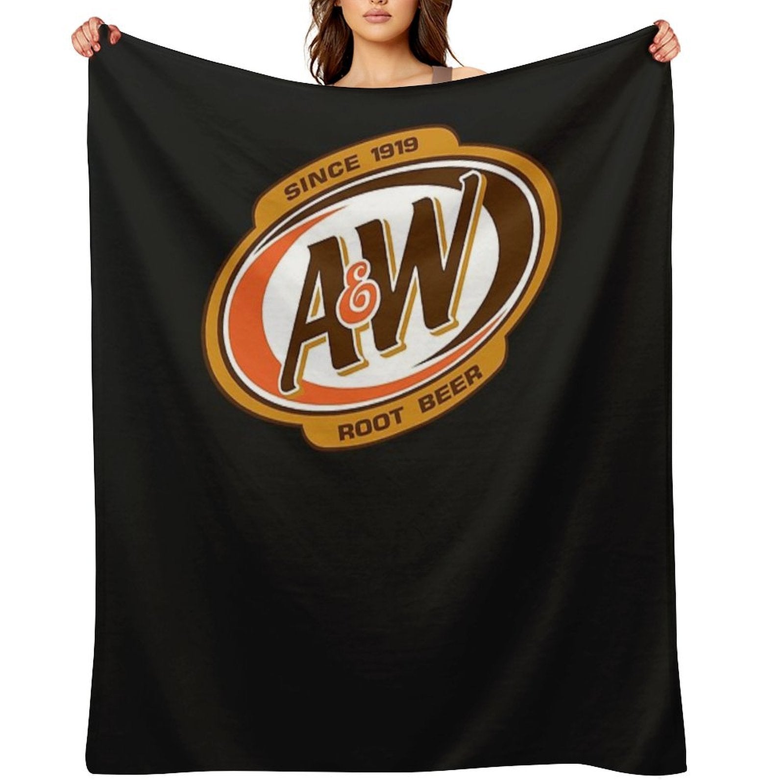 A&W Root Beer Logo Classic Versatility Throw Blanket