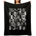 Black Aesthetic Collage Classic . Compact Throw Blanket