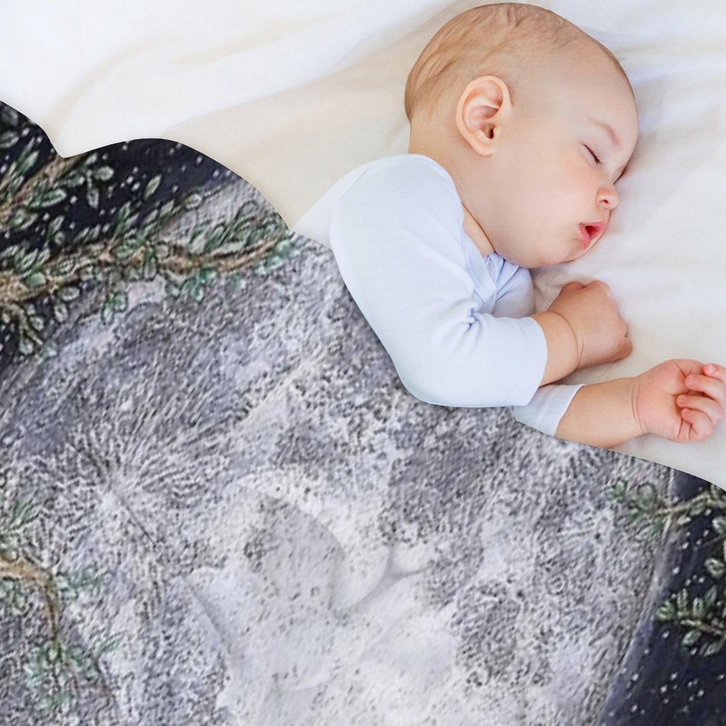 Midnight in The Garden II Shrink-resistant Throw Blanket