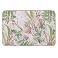 Vintage Cockatoo Jungle Botanical Garden 1 Nightgarden  Easy Maintenance Bath Mat