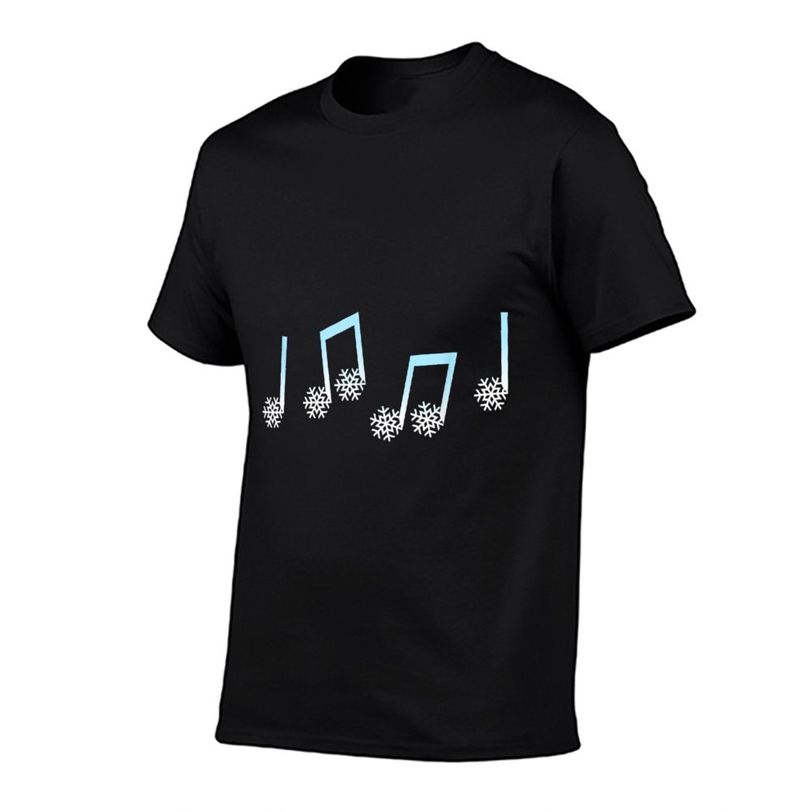 Music Note Snowflakes Winter Music Teacher Christmas Outfit  Tagless Design T-Shirt