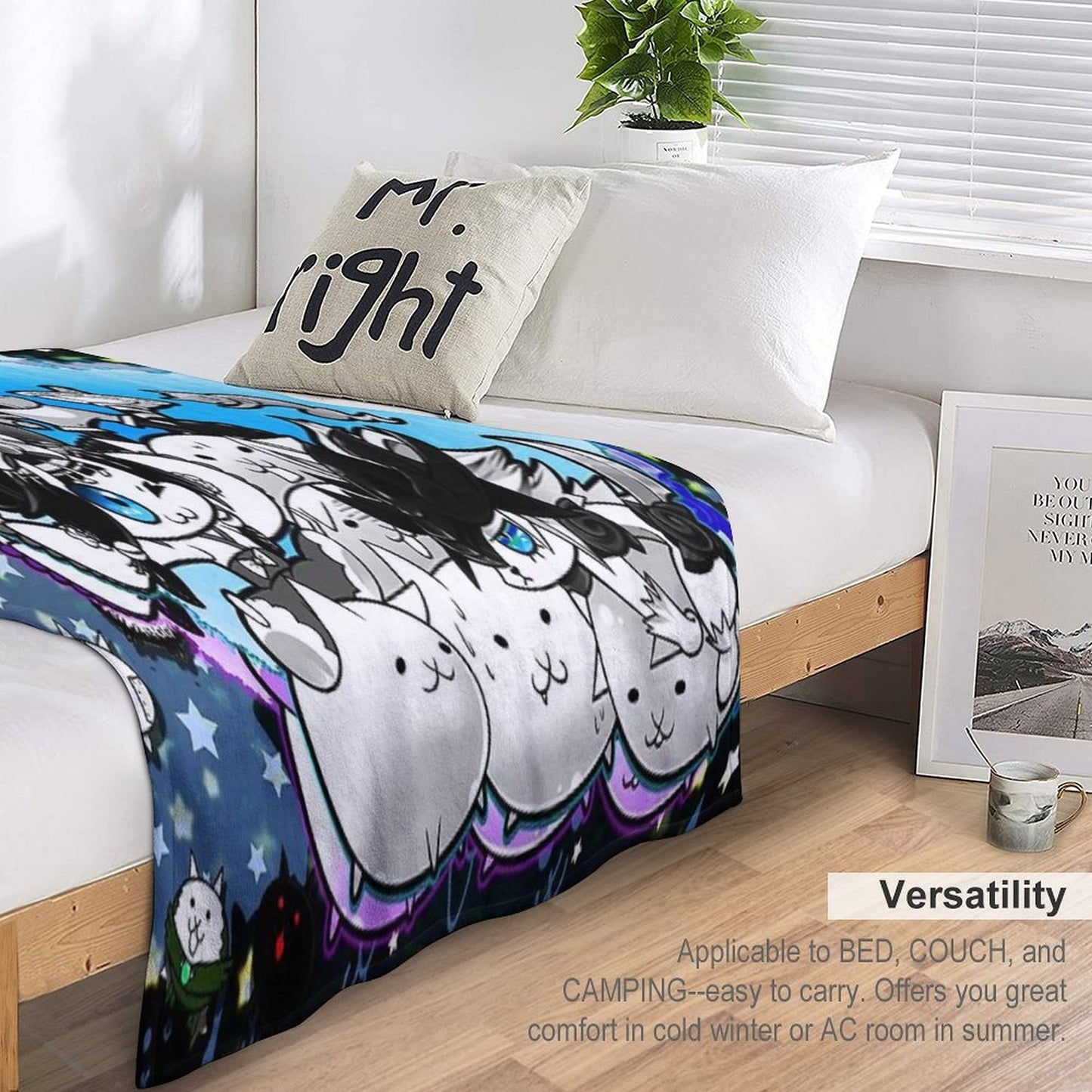 Battle Cats - Dartanyan Velvety-soft Throw Blanket