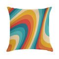 70s Retro Aesthetic Soft Decorative Cover Throw Pillow