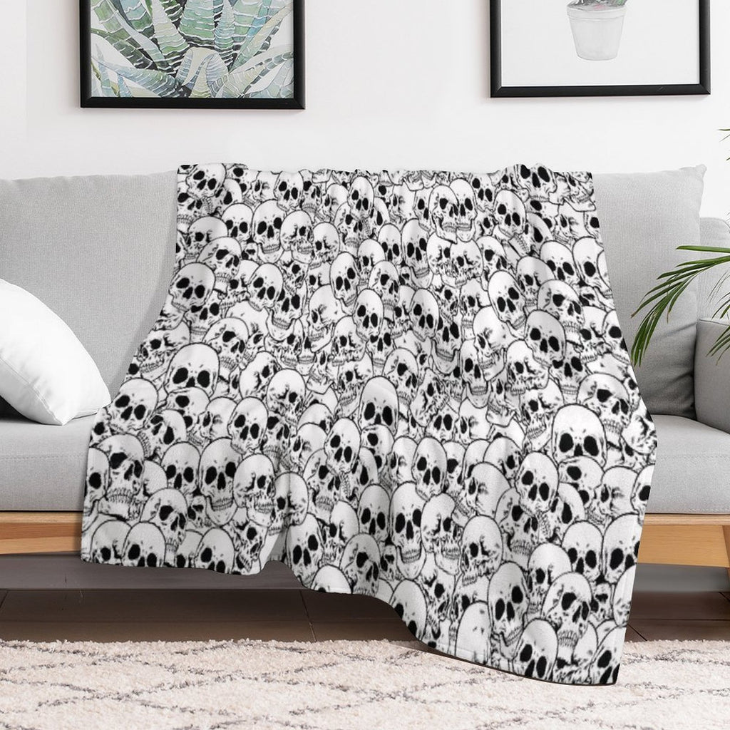 Skulls Durable Throw Blanket