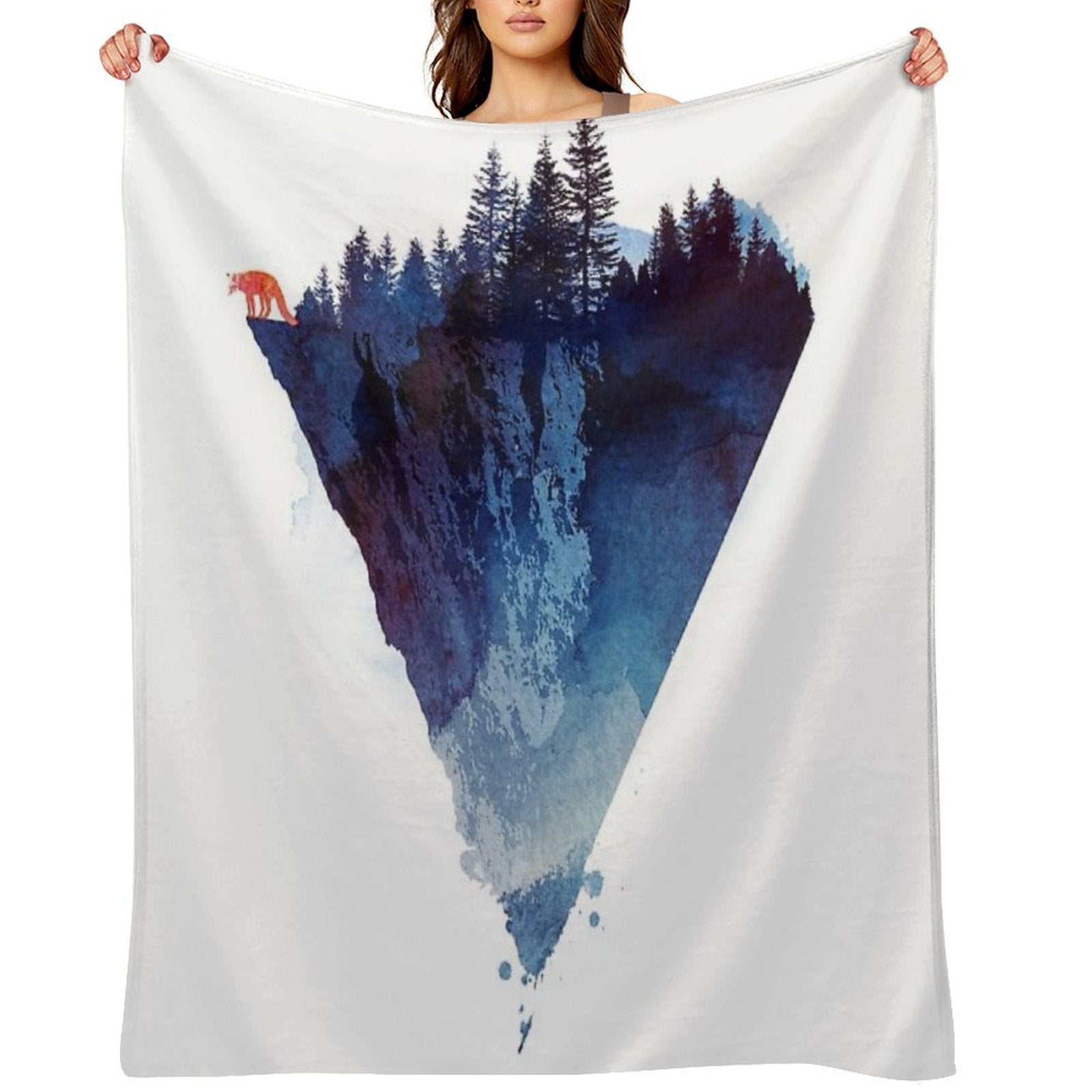 Near to The Edge Eco-conscious Throw Blanket