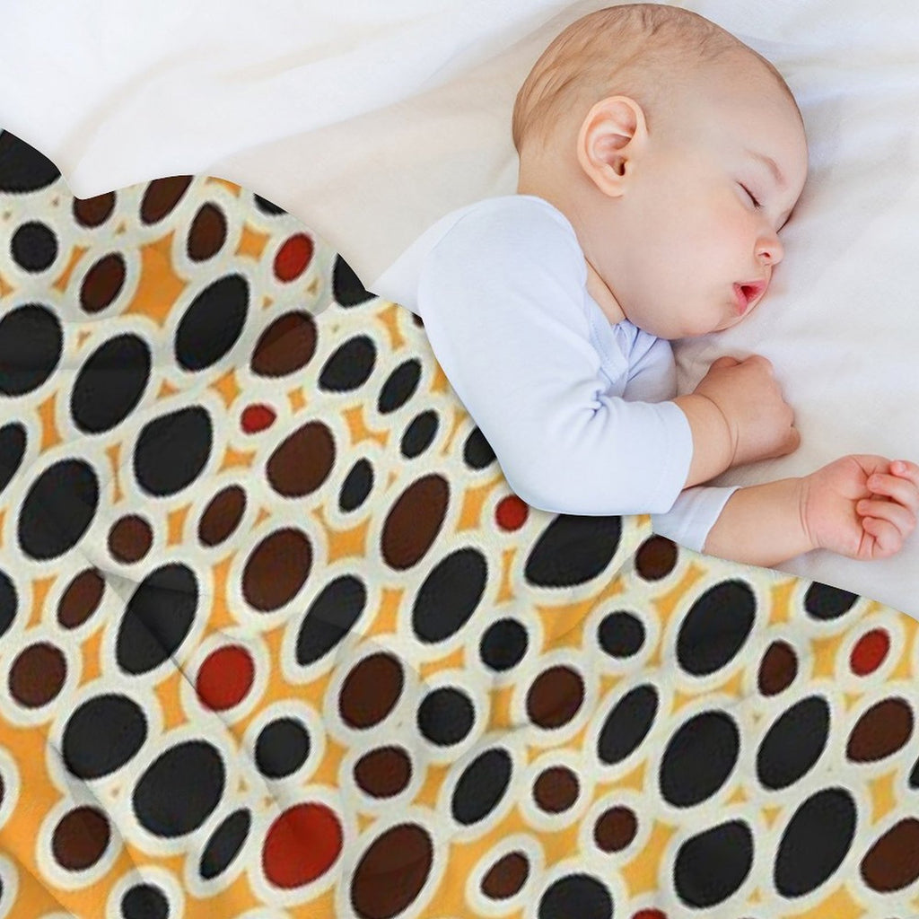 Brown Trout Skin Wrinkle-free Throw Blanket