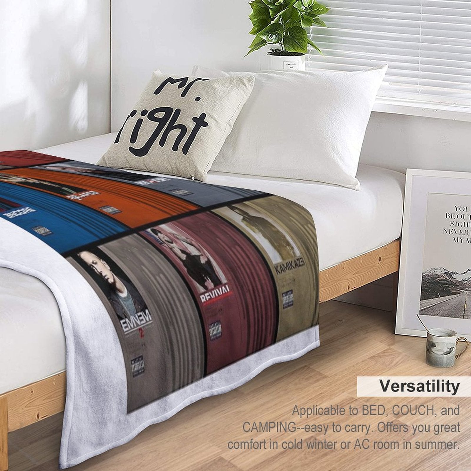 Collage Album Rapper Travel-friendly Throw Blanket
