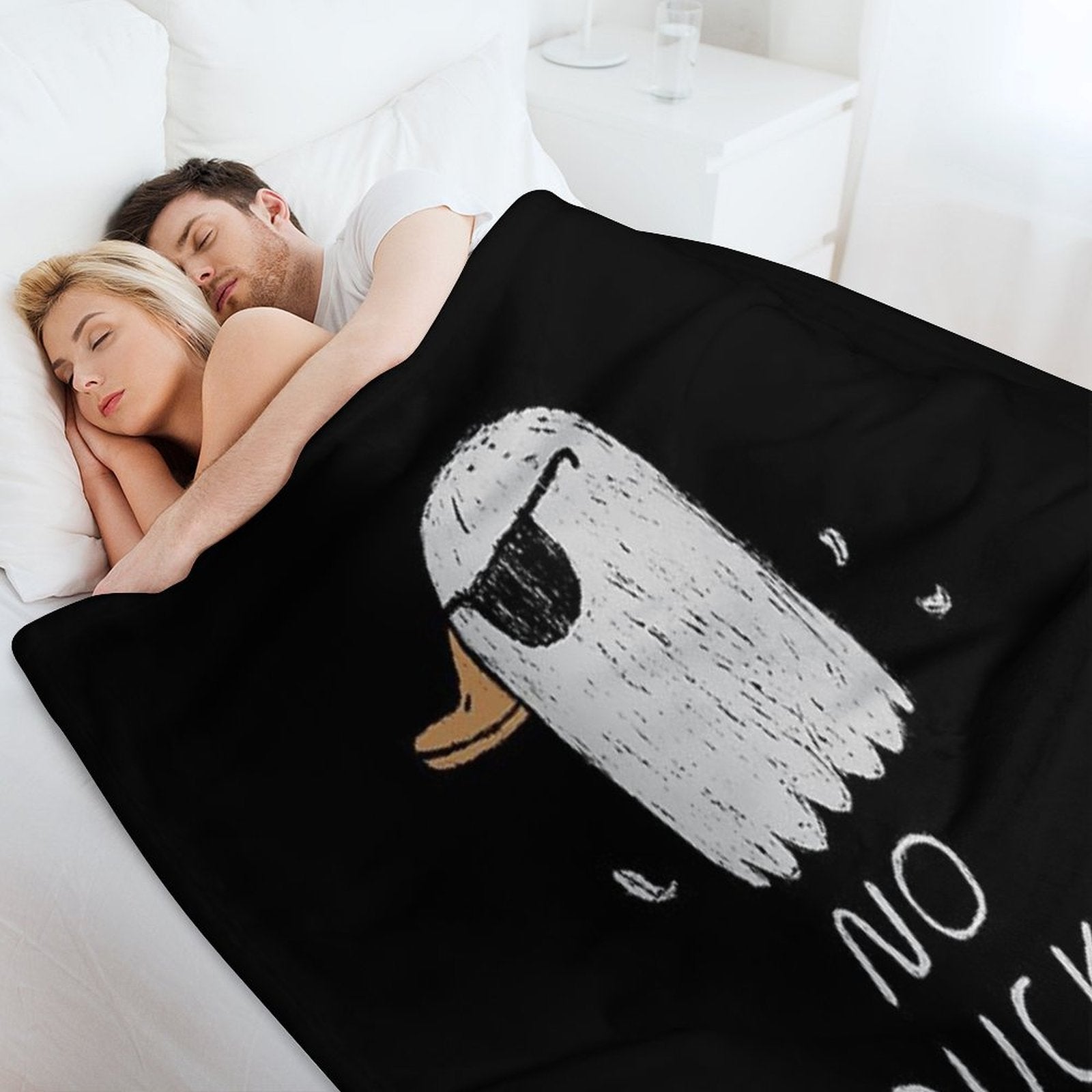 No Ducks Given Wrinkle-free Throw Blanket