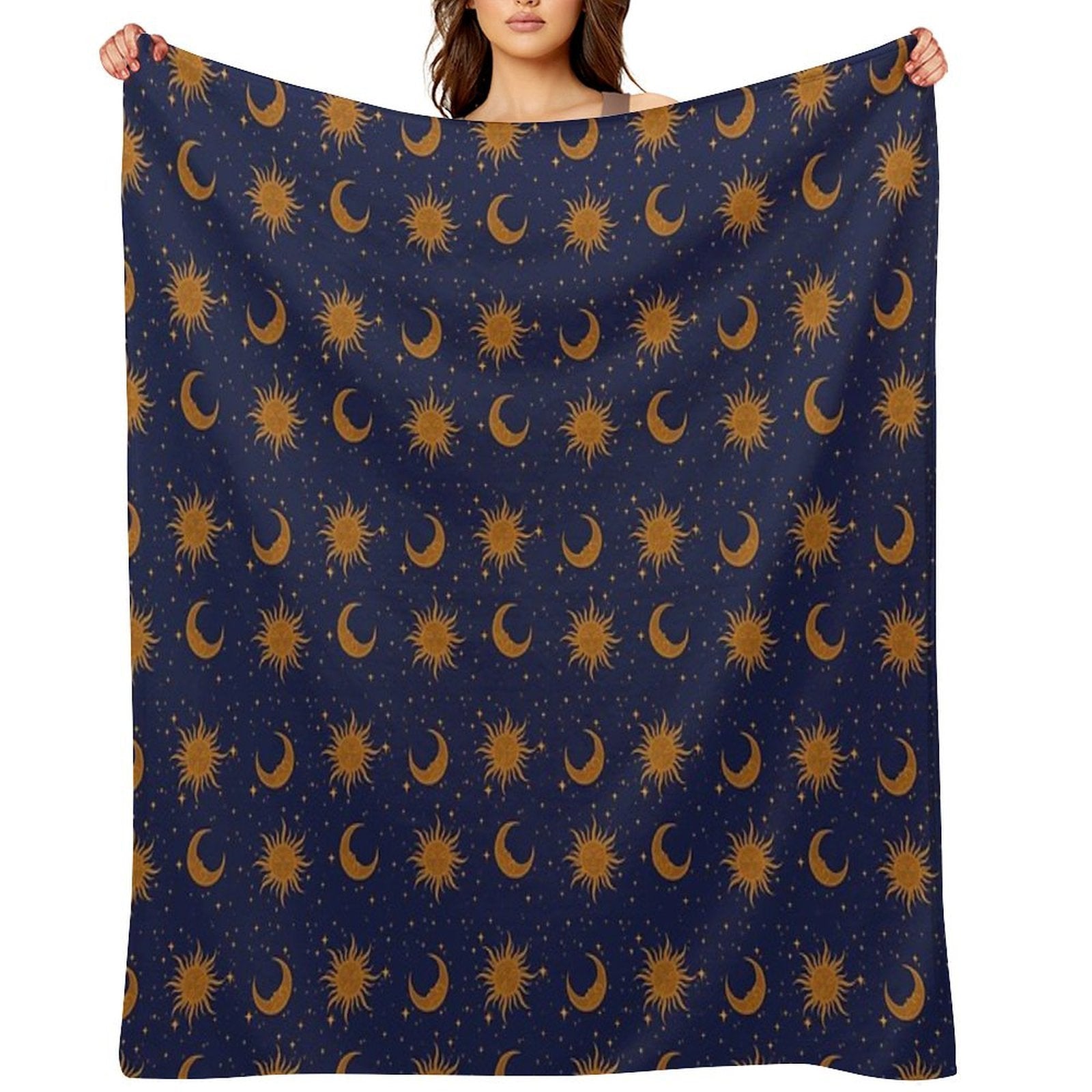 Celestial Travel-friendly Throw Blanket