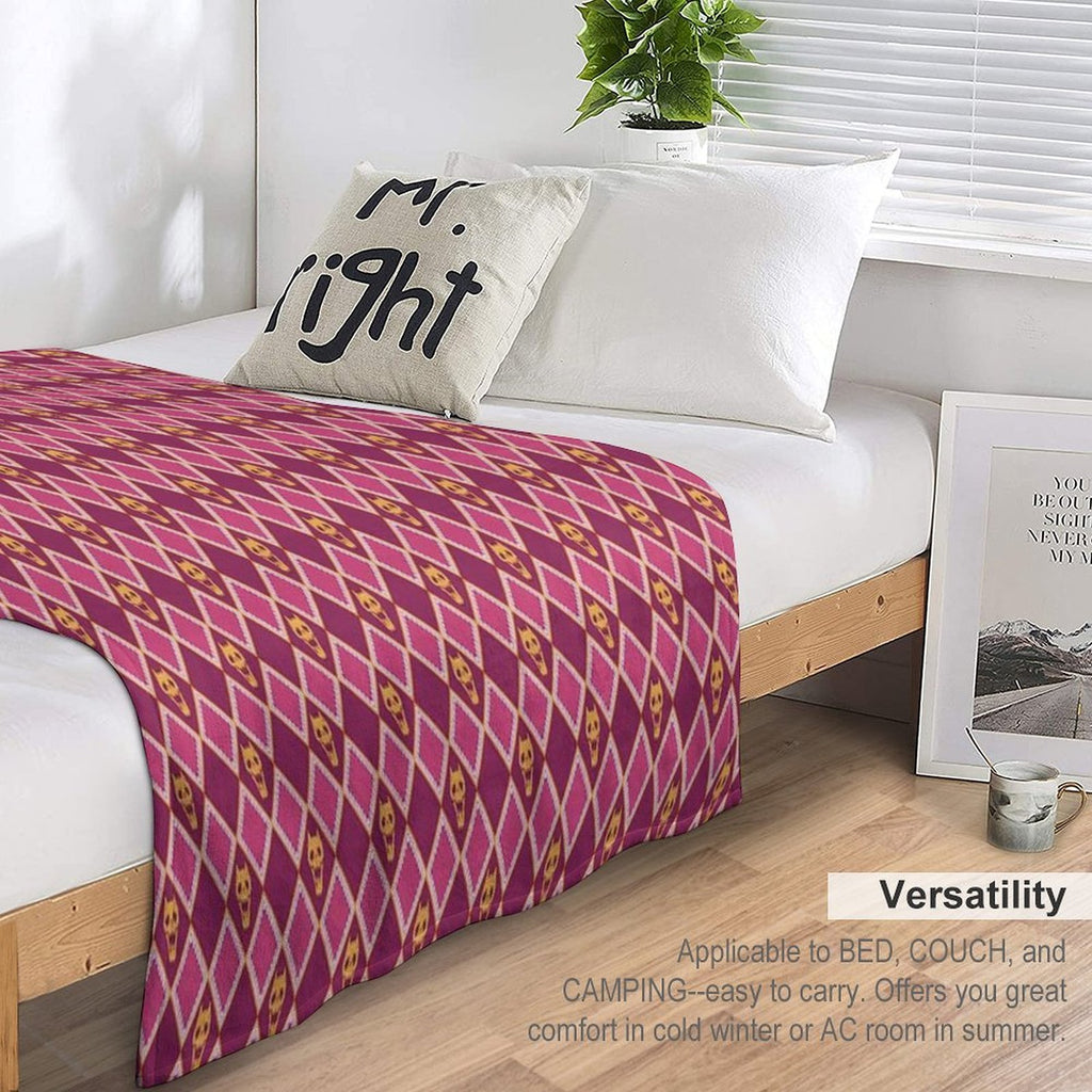 Kira's Pattern - Lesbian Pride Machine-washable Throw Blanket