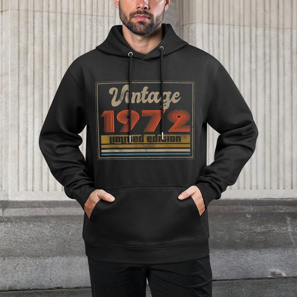 50 Year Old Vintage 1972 Limited Edition 50th Birthday Unisex Design Hoodie