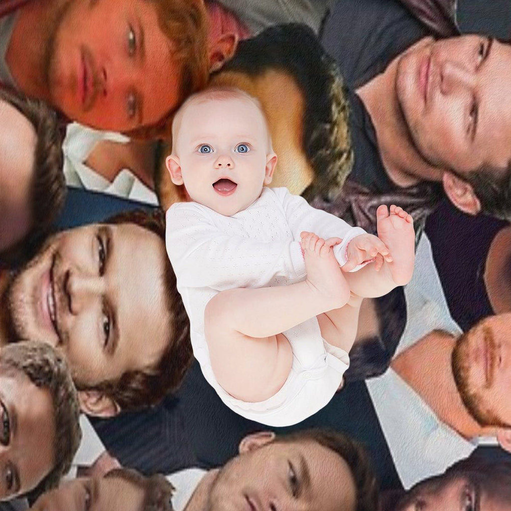 Chris Pratt Photo Collage Versatility Throw Blanket