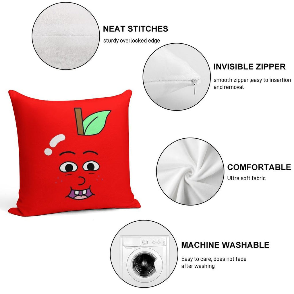 APPLE AND ONION - APPLE Soft Home Decor Throw Pillow