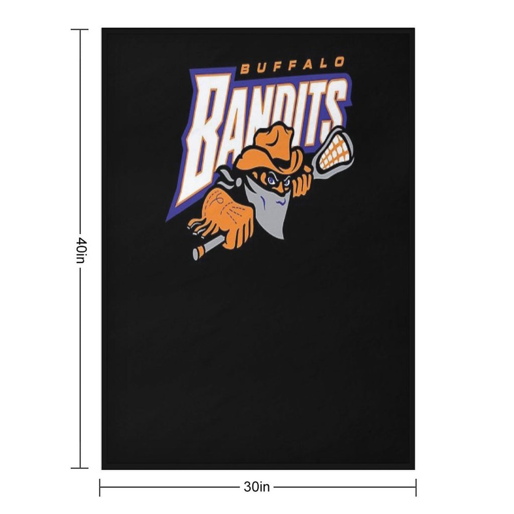Buffalo Bandits Sustainable Throw Blanket