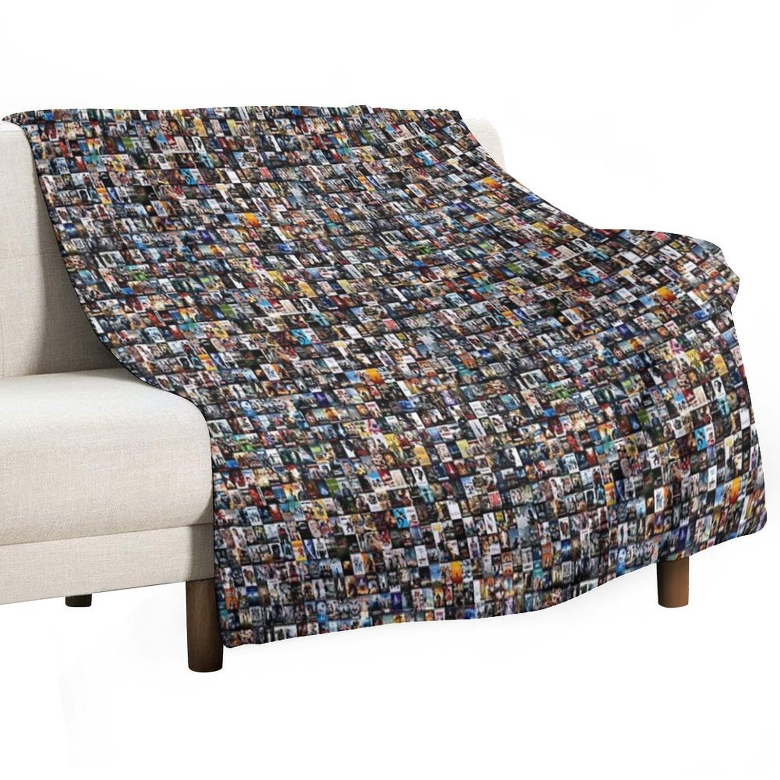 Movie Poster Montage Travel-friendly Throw Blanket