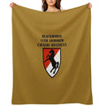 BLACKHORSE 11TH ARMORED CAVALRY REGIMENT Premium Throw Blanket