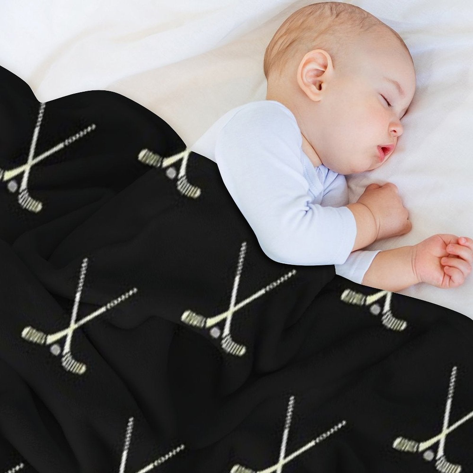 Hockey Sticks Travel-friendly Throw Blanket