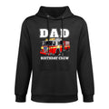 Dad Birthday Crew Fire Truck Firefighter Fireman Party Versatile Streetwear Hoodie
