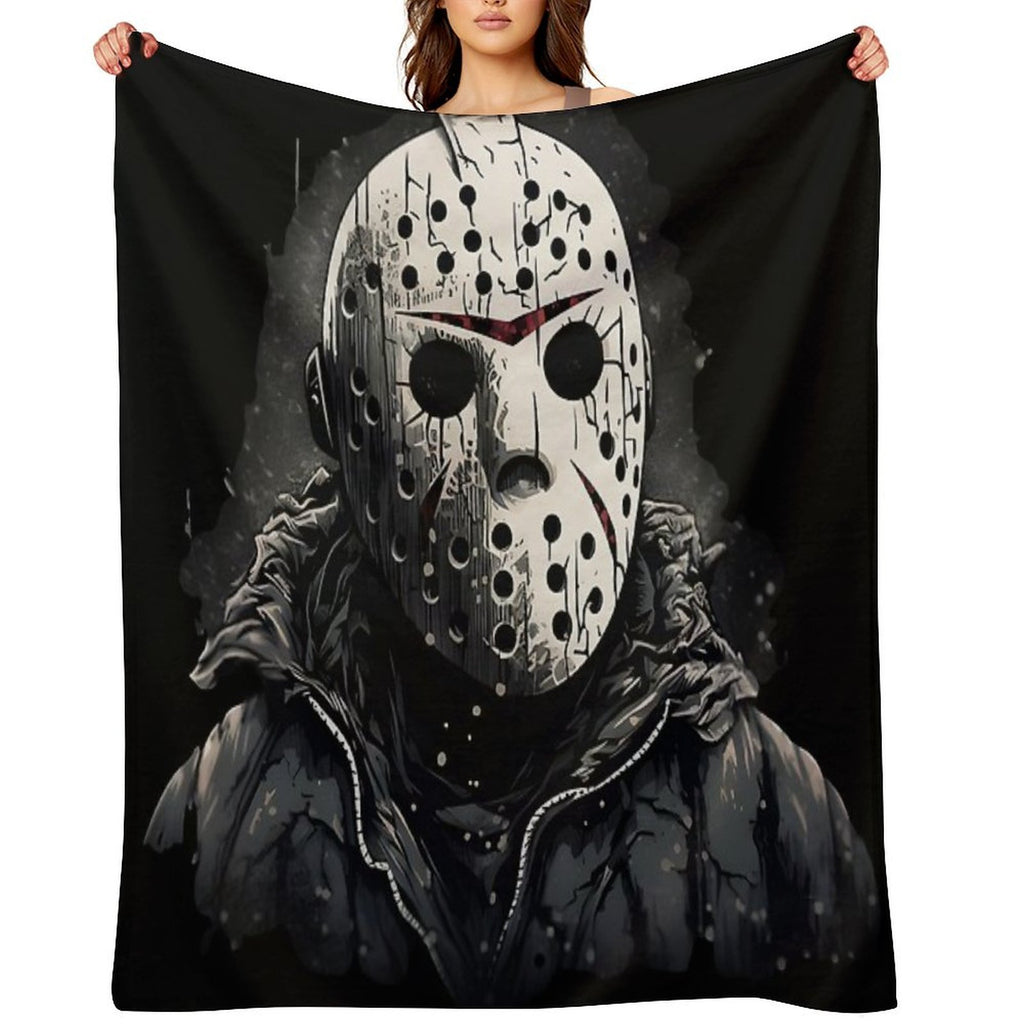 Jason Voorhees Inspired Comfort Throw Blanket