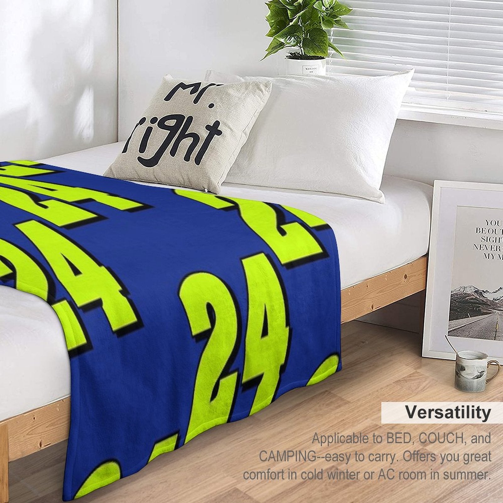 Jeff Gordon NASCAR Sticker Durable Throw Blanket