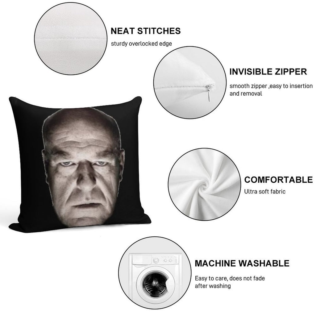 Hank Staring Meme Soft High-Density Material Throw Pillow