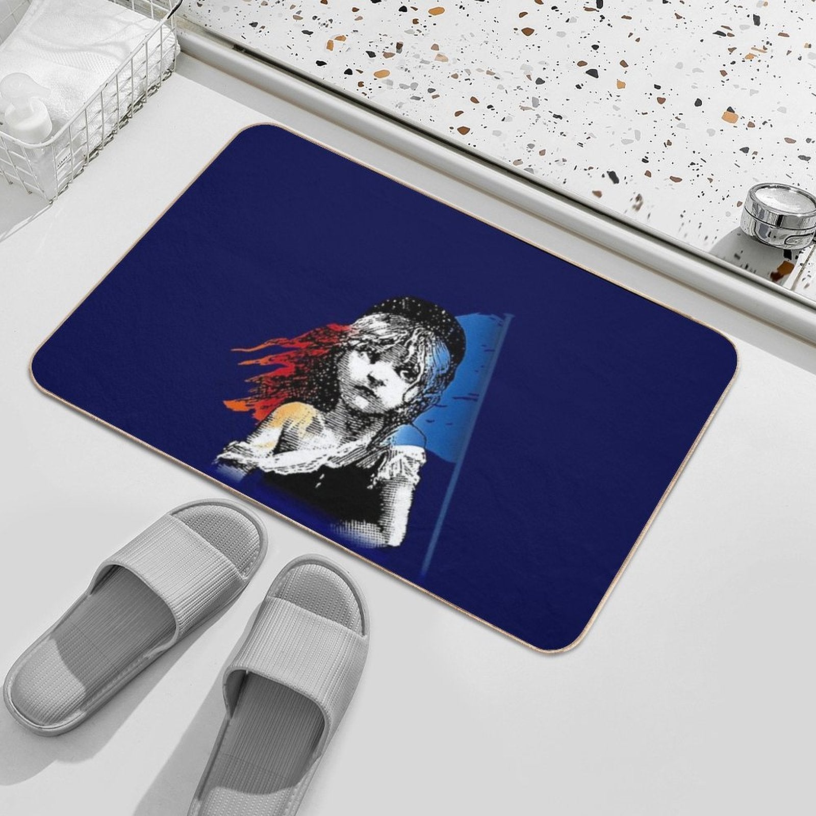 Les Mis  Toxin-Free Bath Mat