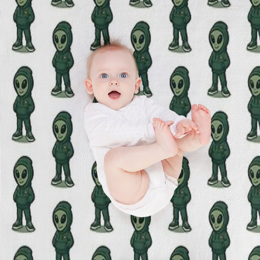 Alien Swag Lightweight Throw Blanket