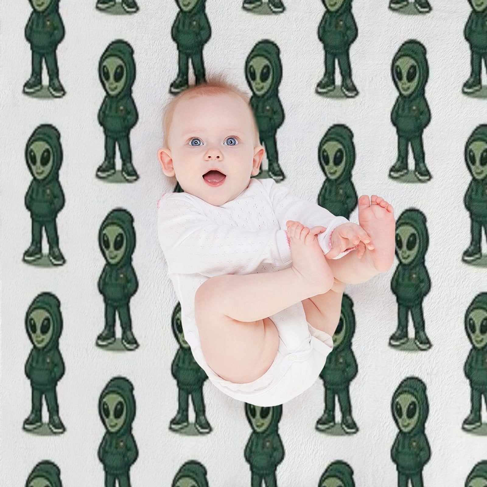 Alien Swag Lightweight Throw Blanket