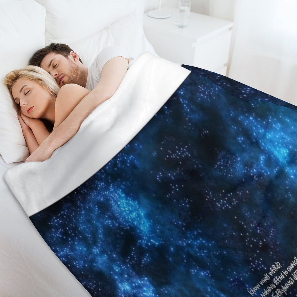 Calvin And Hobbs Space Travel-friendly Throw Blanket