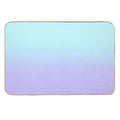 Aqua Lavender Gradient  Rapid-Drying Bath Mat