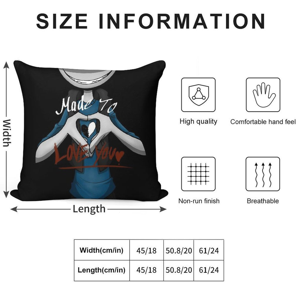 YB Made to Love You Soft Warmth Comfort Throw Pillow