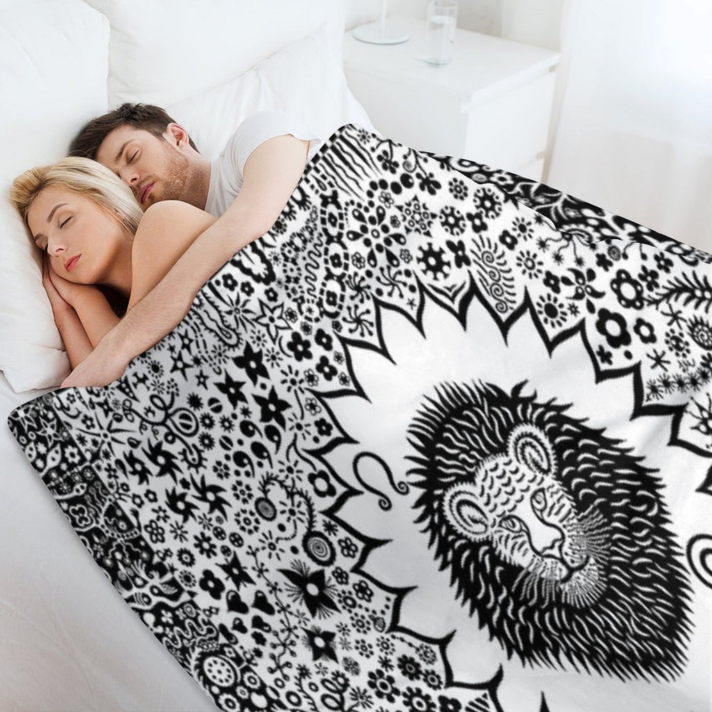 Leo The Lion Eco-conscious Throw Blanket