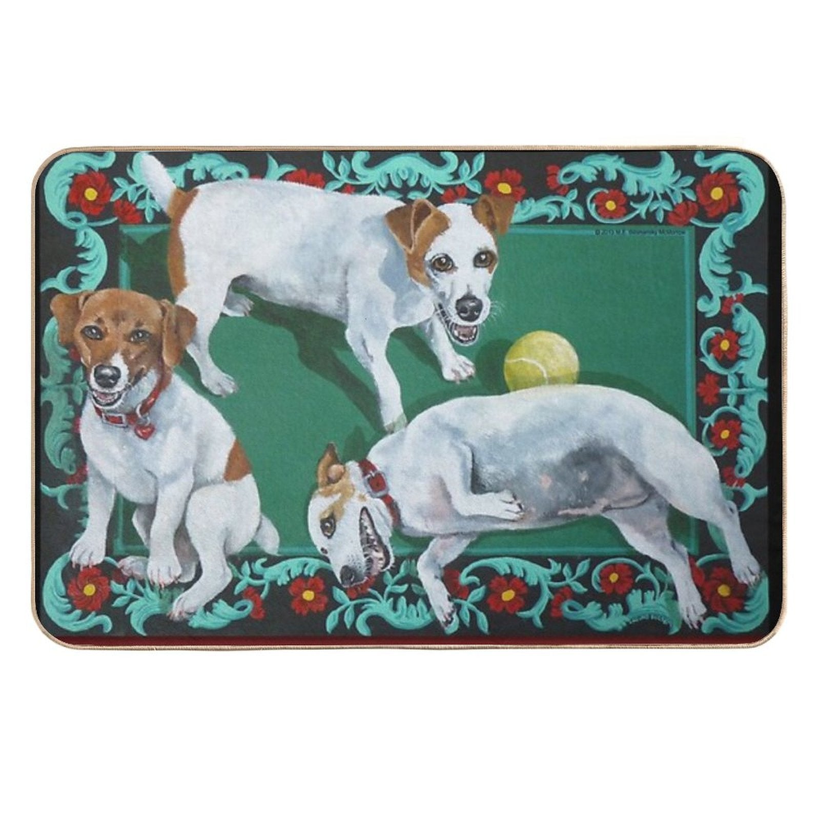 Jack Russells  Rapid-Drying Bath Mat