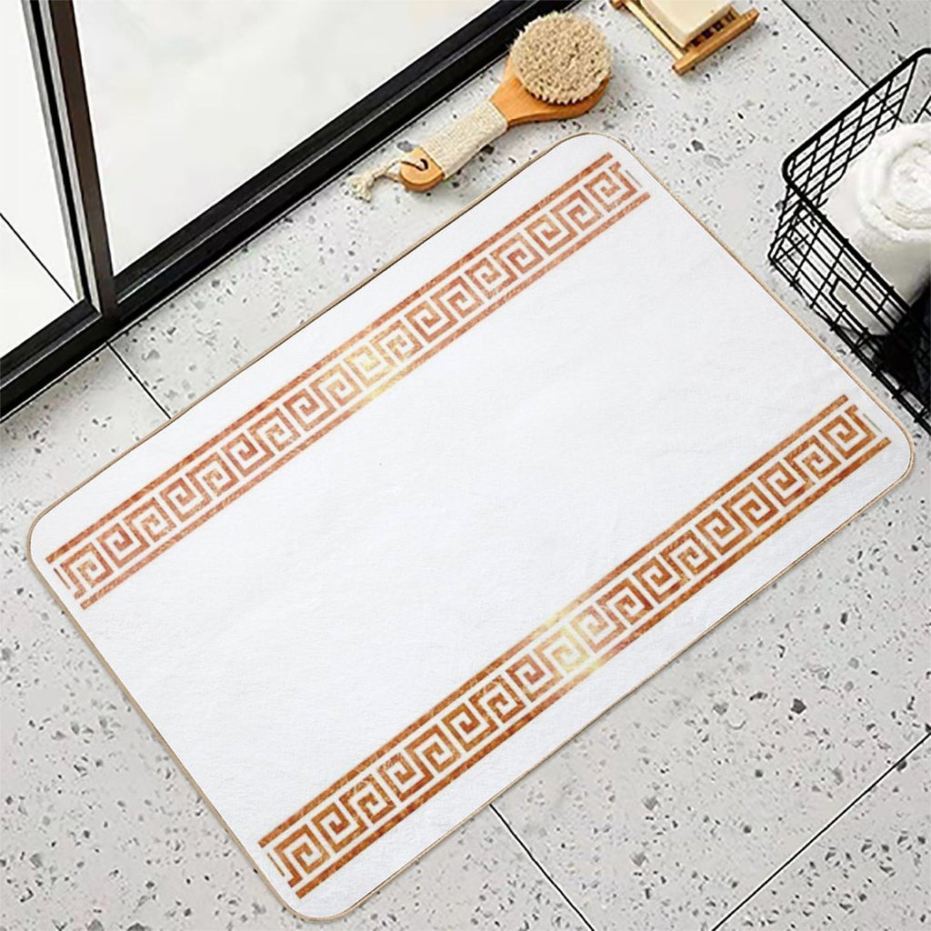 Greek Geometric Pattern  Multi-Purpose Bath Mat