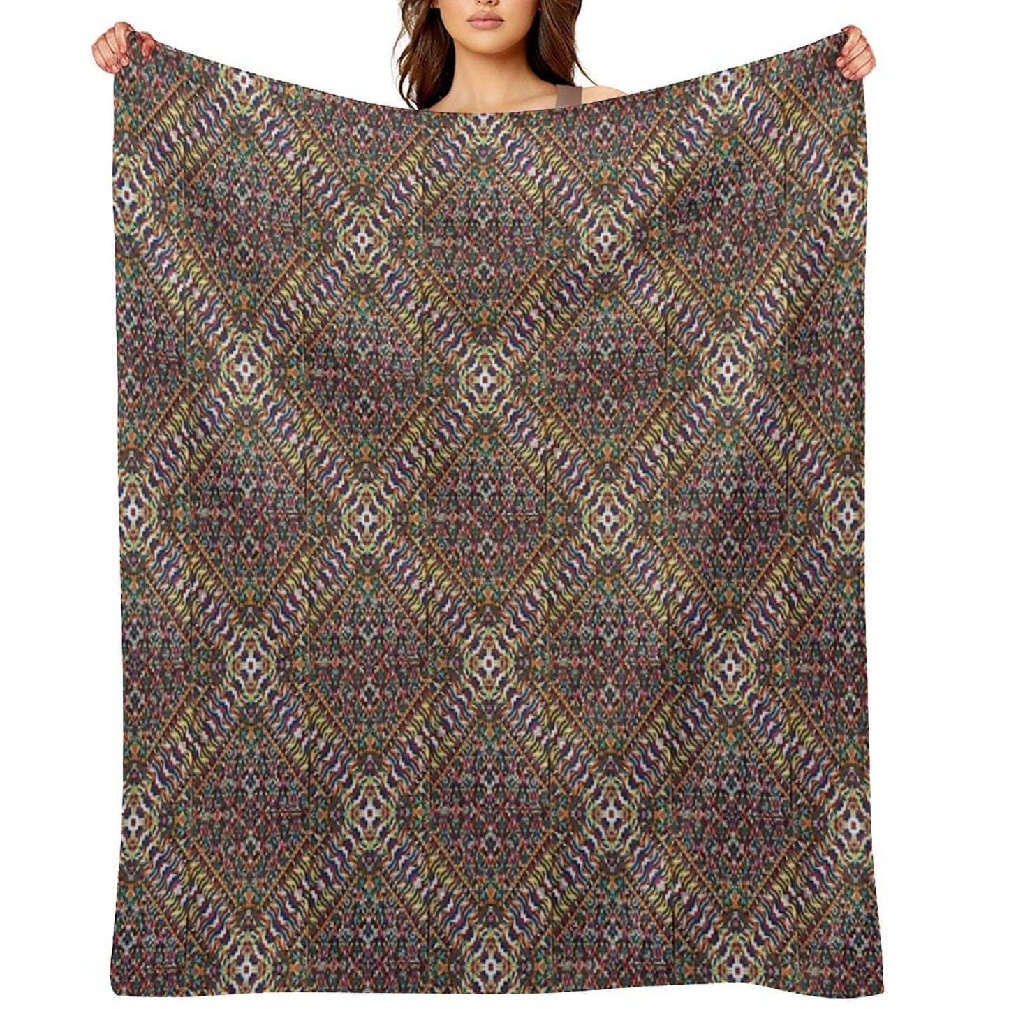 X Shape Cross 2.0 Machine-washable Throw Blanket
