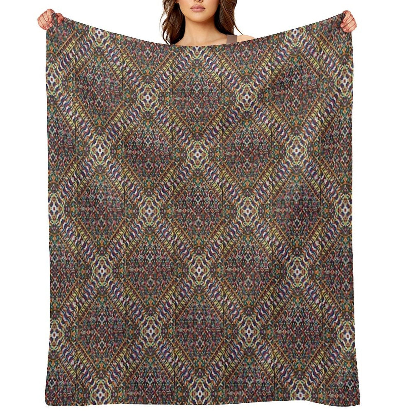 X Shape Cross 2.0 Machine-washable Throw Blanket