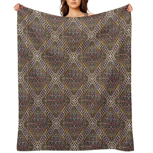 X Shape Cross 2.0 Machine-washable Throw Blanket