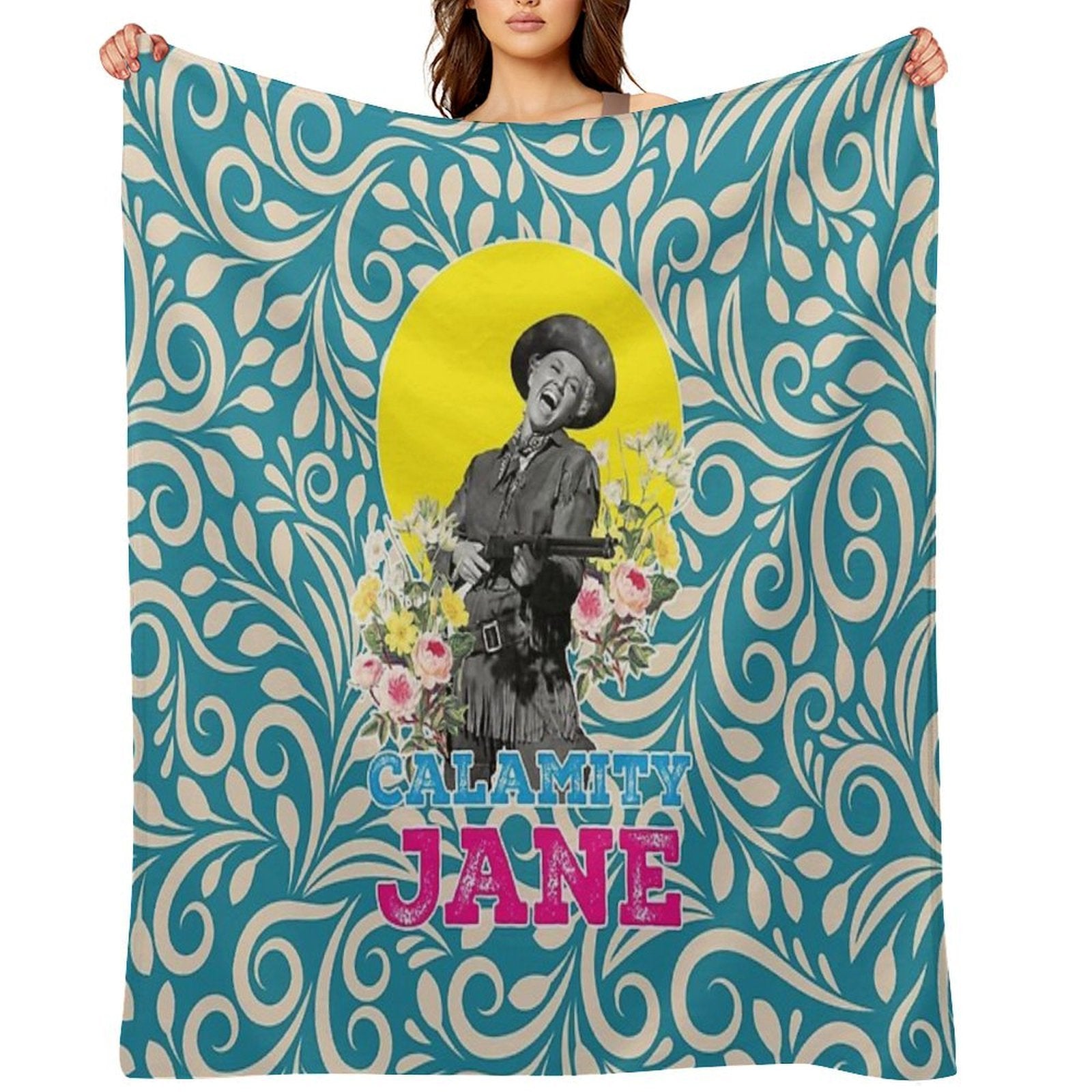 Calamity Jane, Film, 50s Premium Throw Blanket