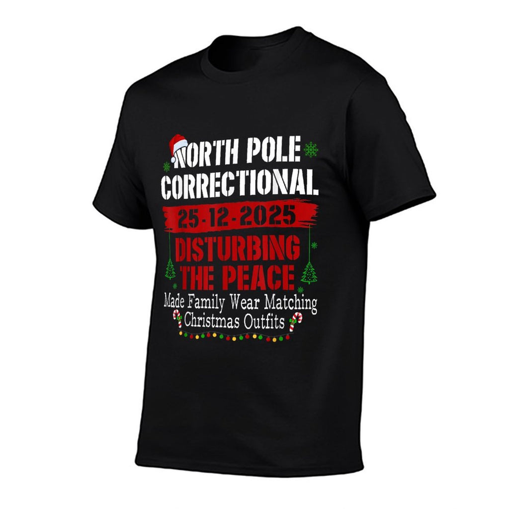 North Pole Correctional Disturbing The Peace Made Family  Breathable T-Shirt