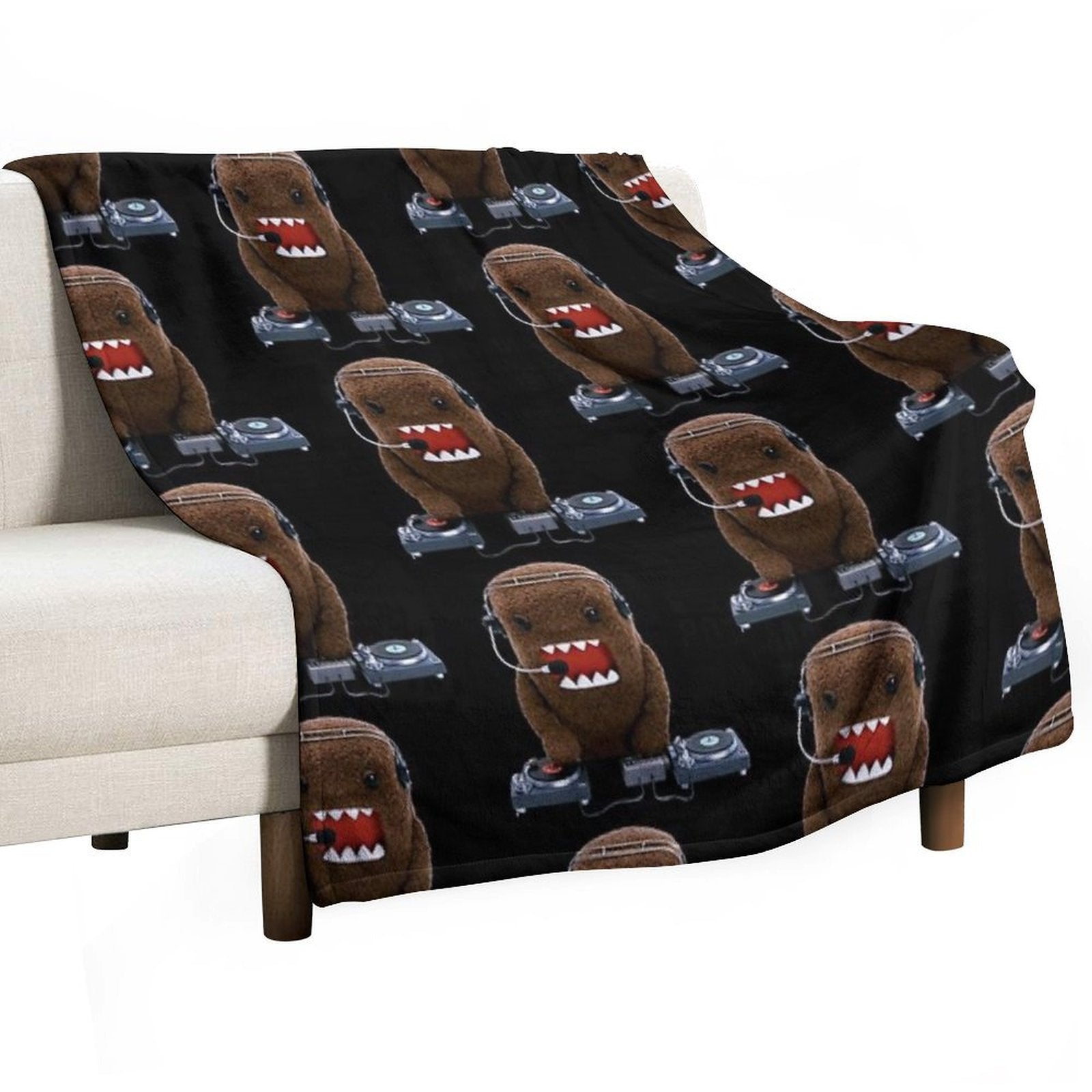 DJ Domo-kun Quick-dry Throw Blanket