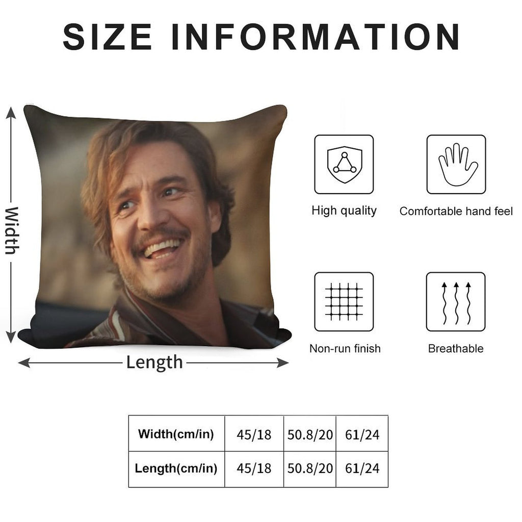 Unhinged Pedro Pascal Soft Multiple Sizes Throw Pillow