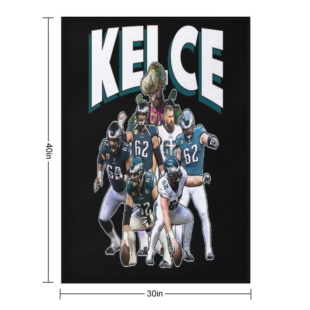 Jason Kelce Eagles All-season Throw Blanket