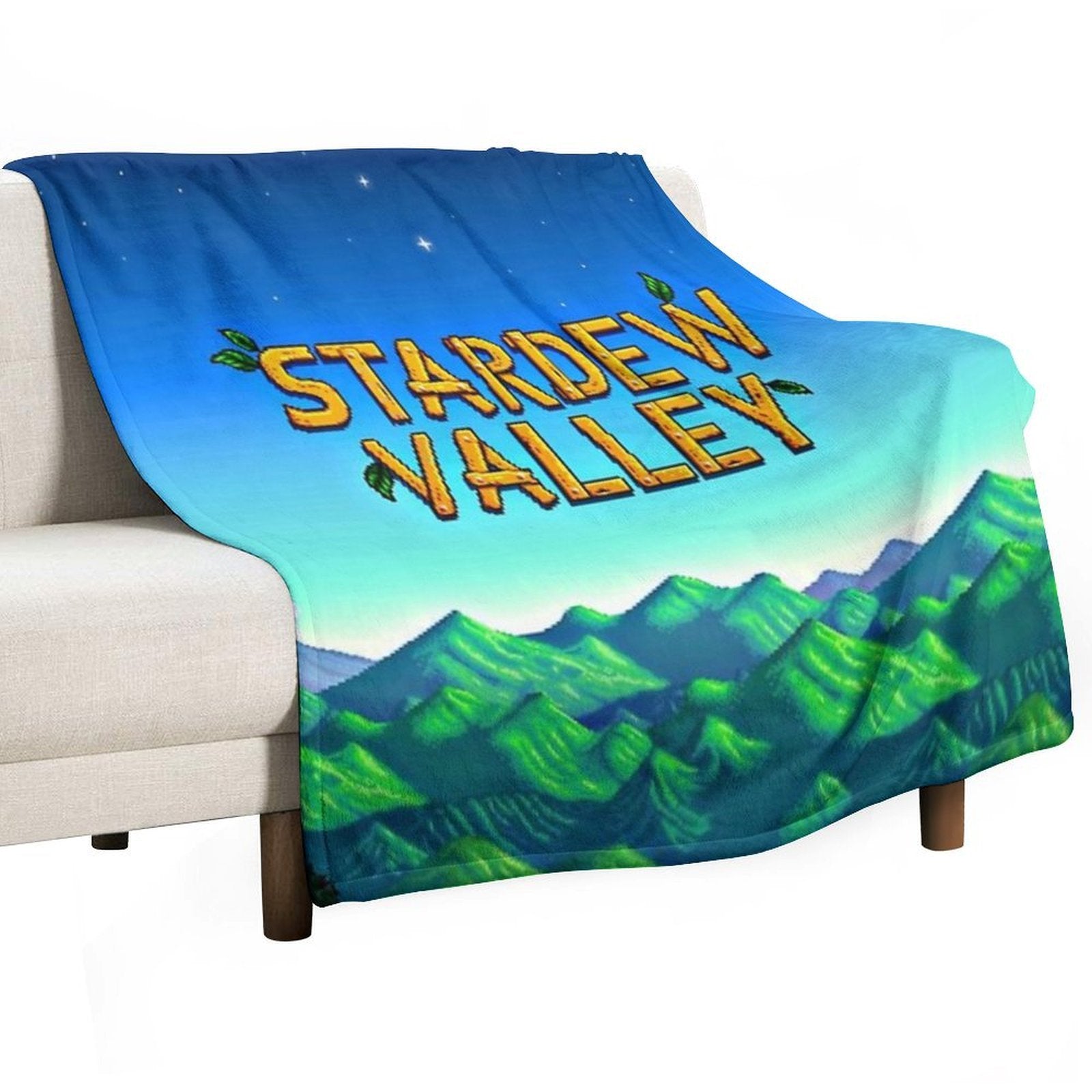 Stardew Valley Title Durable Throw Blanket