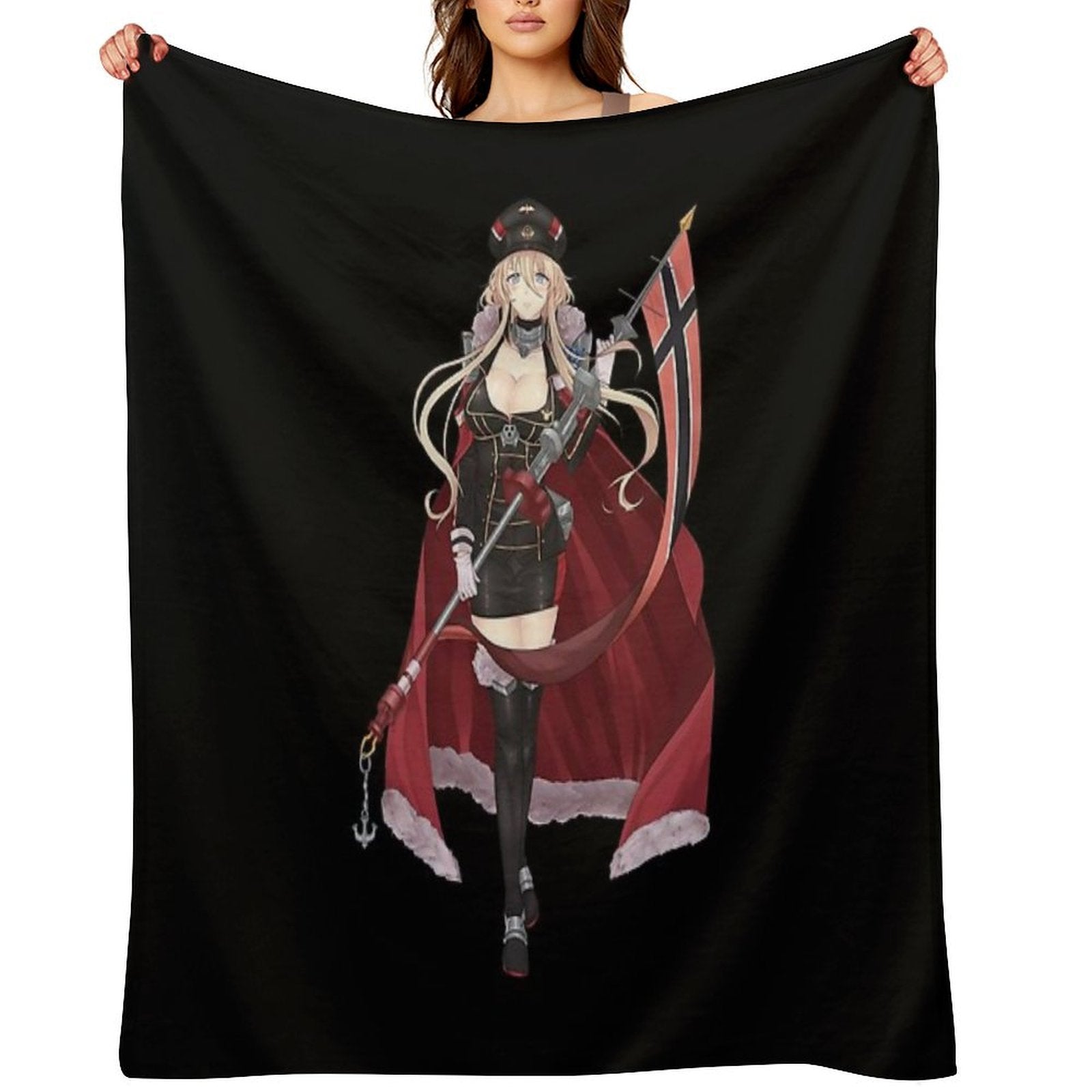 Azur Lane Bismarck Eco-conscious Throw Blanket