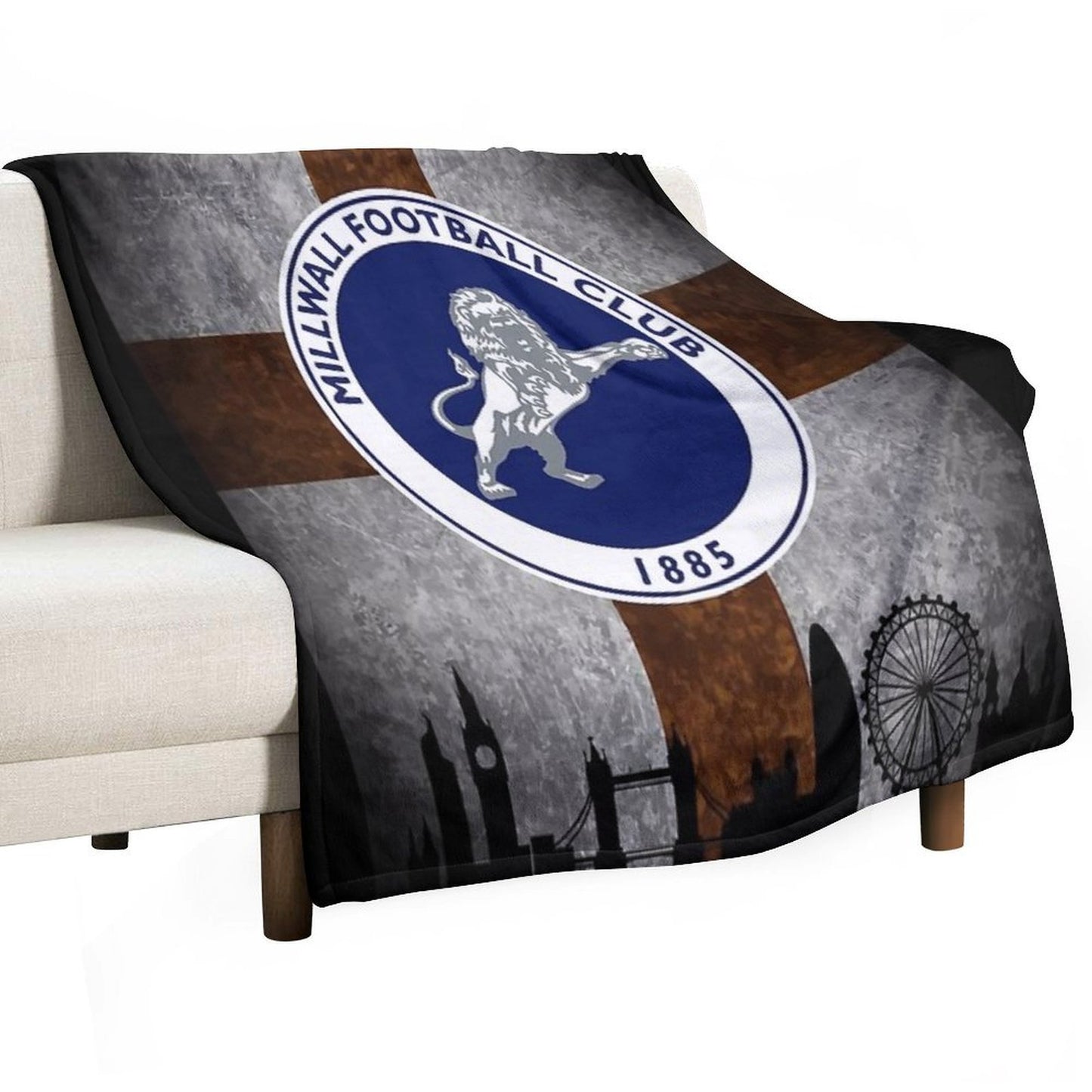 Millwall London Velvety-soft Throw Blanket