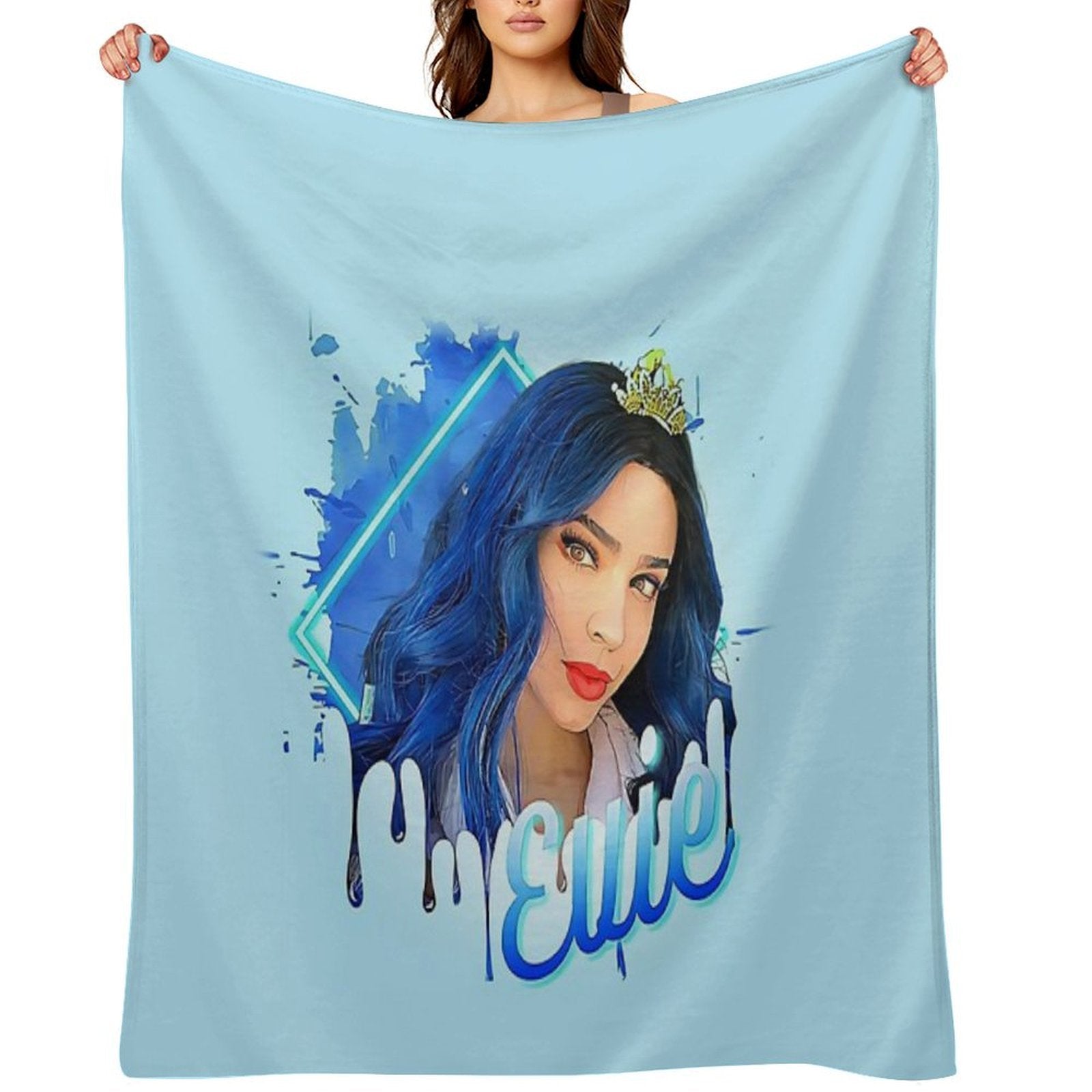 Evie Queen - Descendants 3 Velvety-soft Throw Blanket